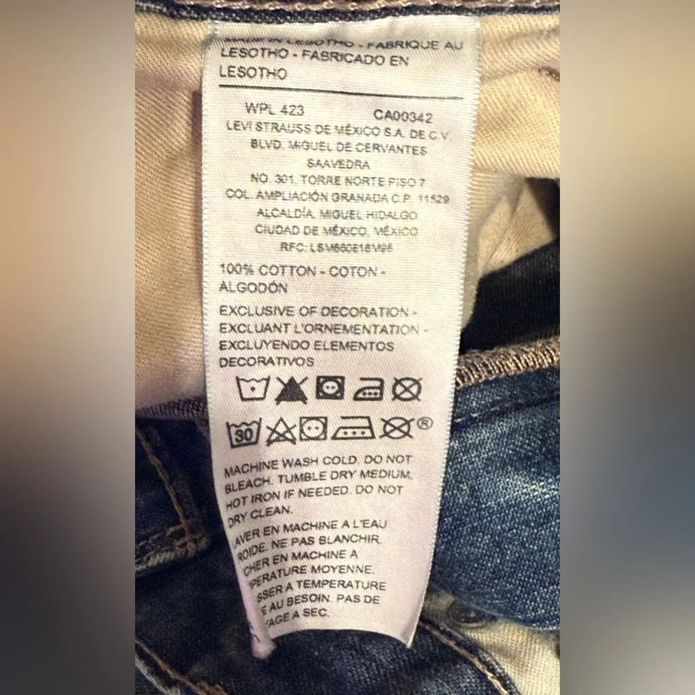 Signature Levi Strauss W36 L30 Carpenter Jeans Relaxed Fit Workwear 100% Cotton
